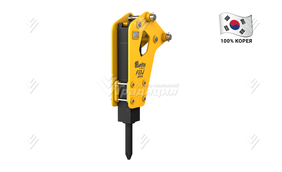 Гидромолот Delta F-5 J Open для JCB 3CX/4CX картинка