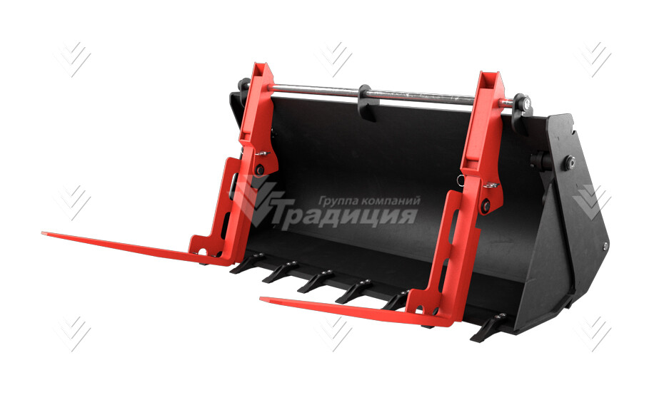 Челюстной ковш 6в1 Impulse CB-2400-1,4 с вилами картинка
