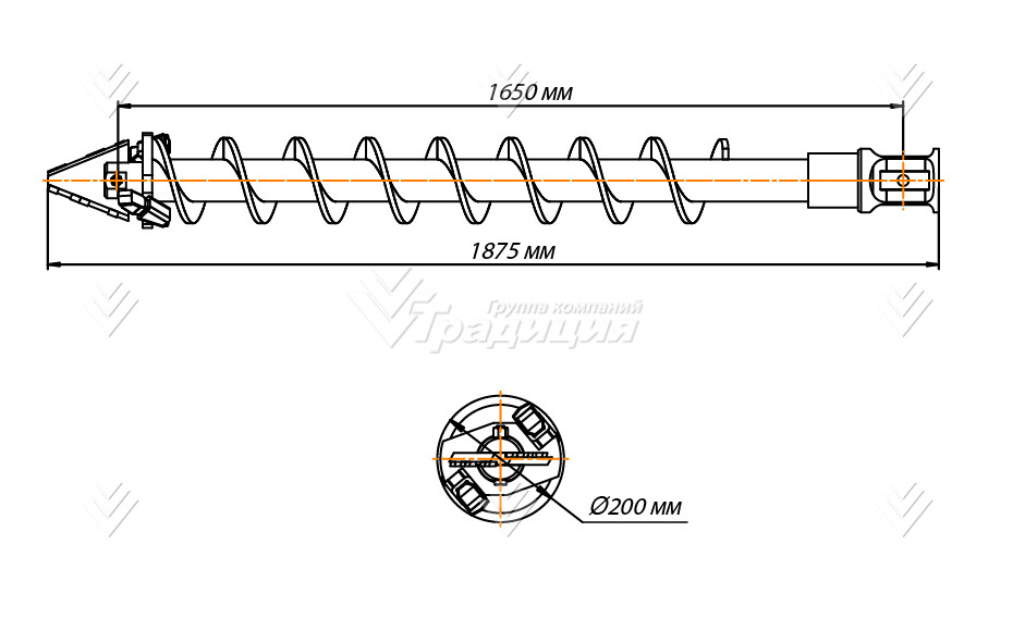 Шнекобур Impulse ШБЛА-S6 (кат.1-4) D-200 картинка 640457