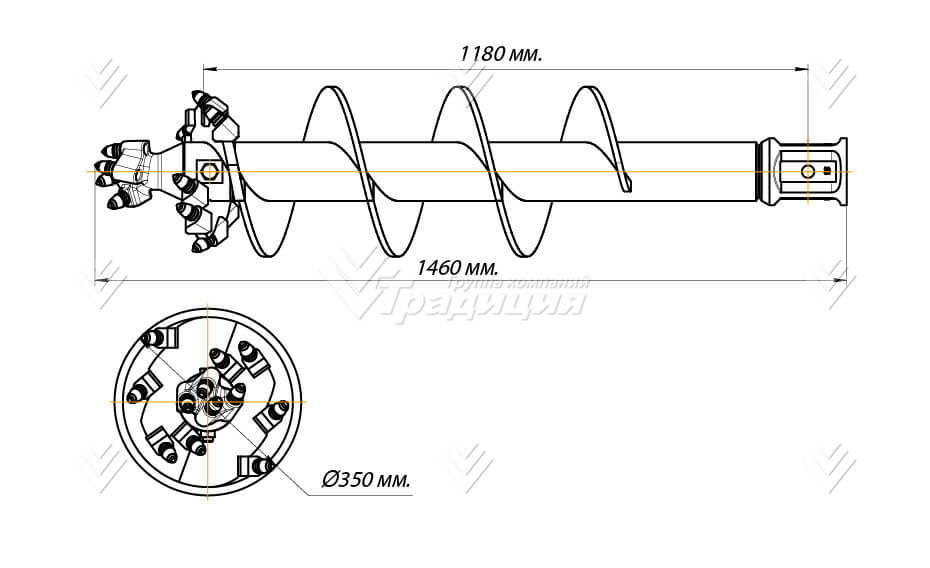 Шнекобур Impulse ШБКС-S5 (кат.3-5) D-350 картинка 639156