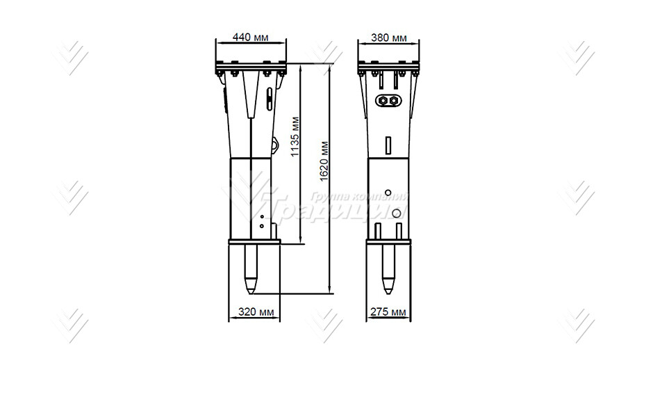 Гидромолот HammerMaster HM 100 картинка 645248