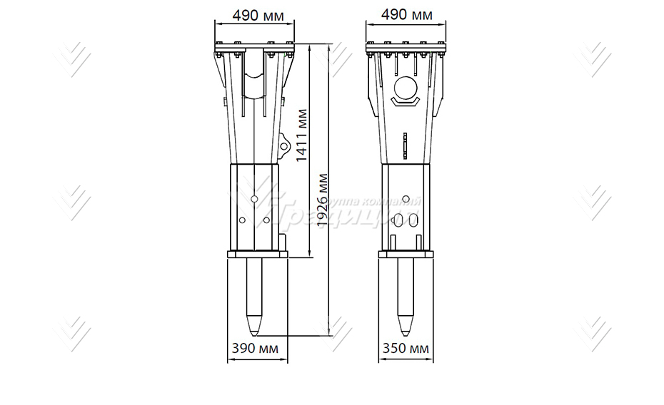 Гидромолот HammerMaster HM 120 картинка 423480