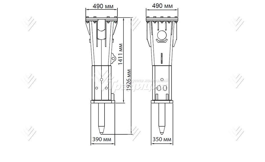 Гидромолот HammerMaster HM 120 картинка 645241
