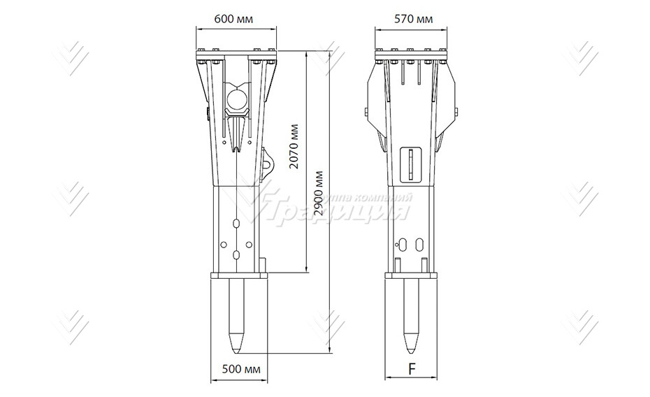 Гидромолот HammerMaster HM 300 картинка 645211