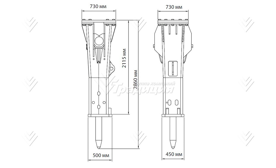 Гидромолот HammerMaster HM 330 картинка 645182