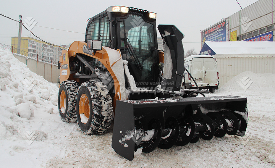 Шнекороторный снегоуборщик Impulse SR1850 на мини-погрузчик New Holland картинка 495151