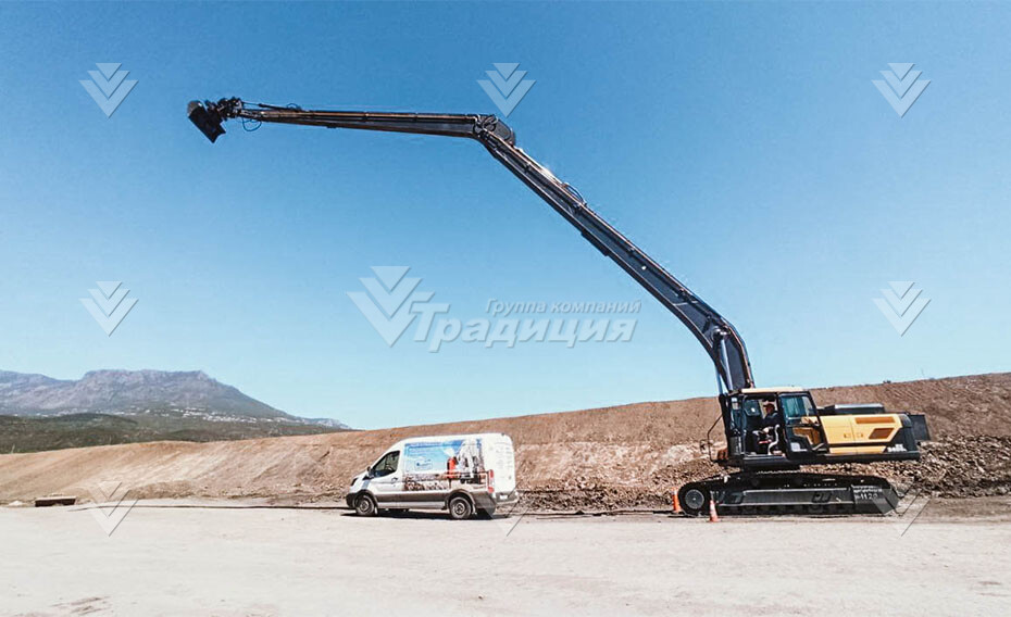 Удлиненное рабочее оборудование Long Reach DLR32-22 картинка 640548