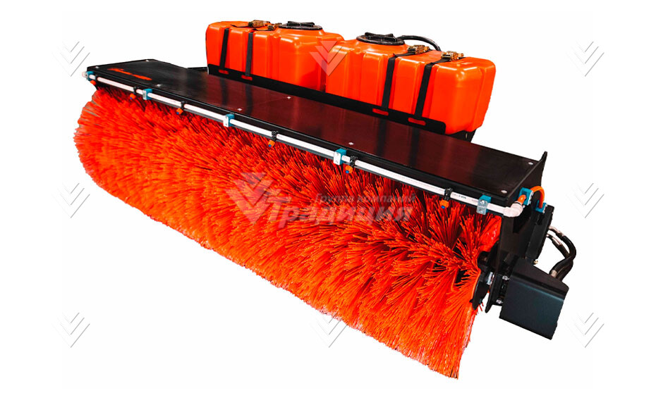 Щетка дорожная с поворотом Impulse SP 2400x850GS с принудительной системой орошения картинка