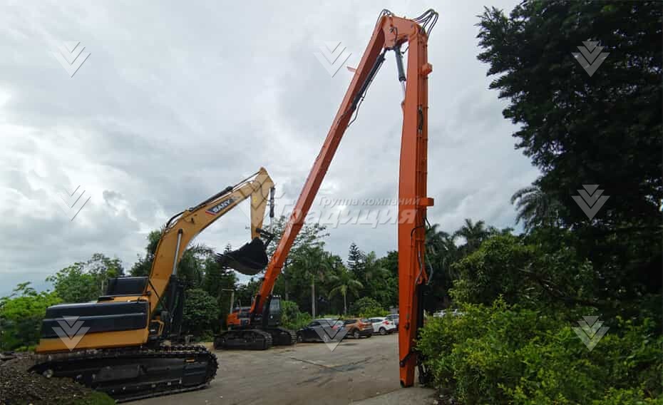 Удлиненное рабочее оборудование High Reach Demolition HRD 50-30 для Sany SY500 картинка 649987