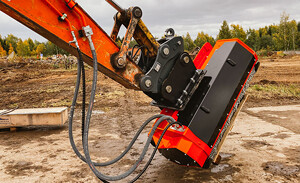 Delta QC-200 на KOMATSU PC220