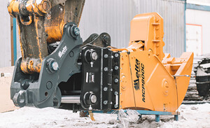 Delta QC-200 на KOMATSU PC220