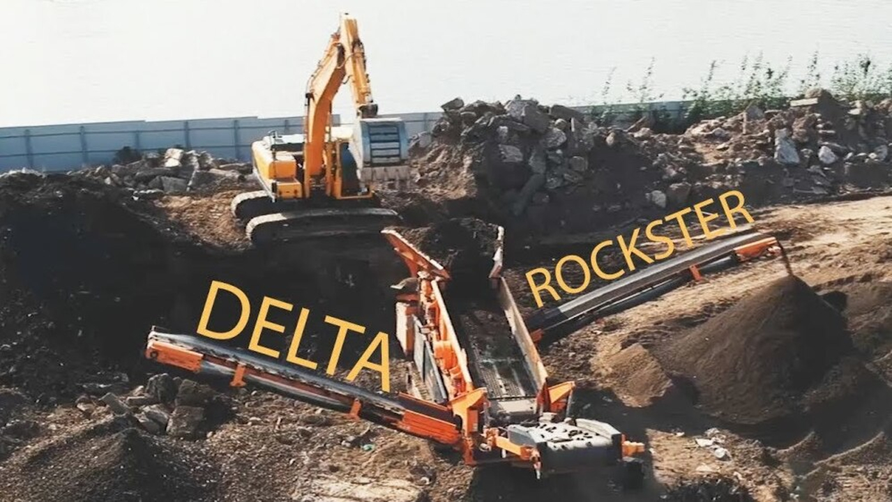 Грохот Delta Rockster на главной стройплощадке Москвы